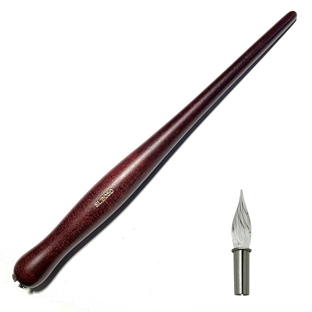 ムラーノガラスペン　ガラスペン　イタリア製　ボルトレッティ　レッド　プレゼント ガラスペン イタリア製 Bortoletti Murano Glass + Ink Set32